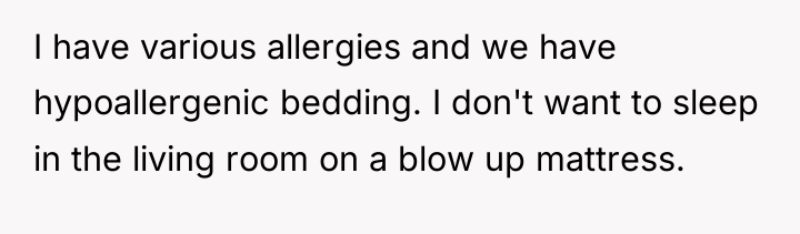 I have various allergies and we have hypoallergenic bedding. I...