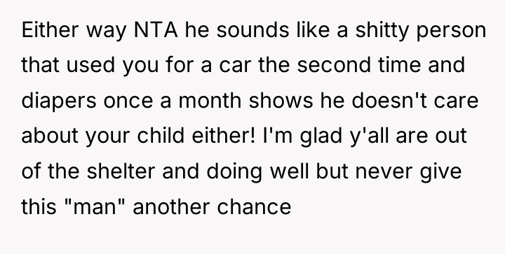 Either way NTA he sounds like a shitty person that...
