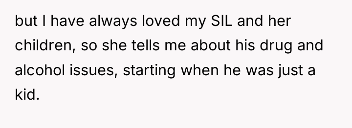 but I have always loved my SIL and her children,...