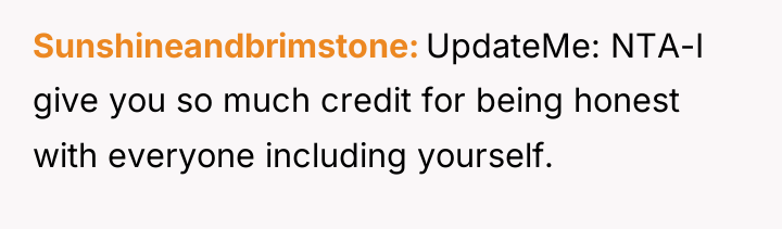 Sunshineandbrimstone UpdateMe: NTA-I give you so much credit for being...