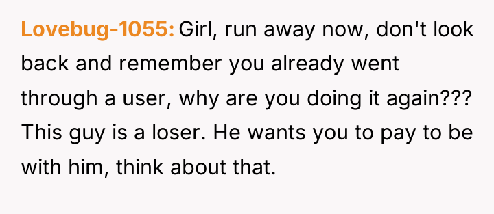 Lovebug-1055 Girl, run away now, don't look back and remember...