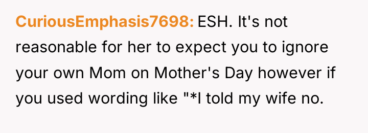 CuriousEmphasis7698 ESH. It's not reasonable for her to expect you...