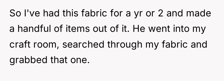 So I've had this fabric for a yr or 2...