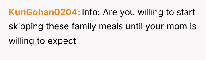 KuriGohan0204 Info: Are you willing to start skipping these family...