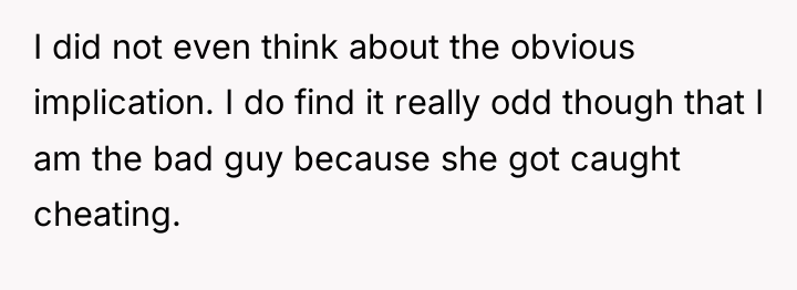 I did not even think about the obvious implication. I...