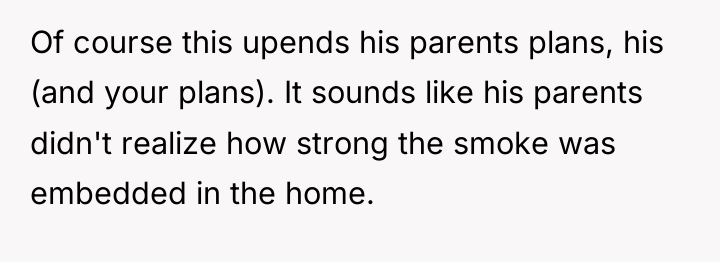 Of course this upends his parents plans, his (and your...