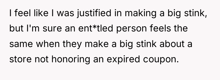 I feel like I was justified in making a big...