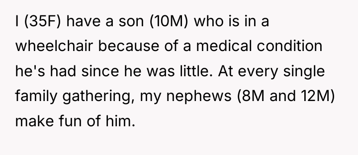 I (35F) have a son (10M) who is in a...