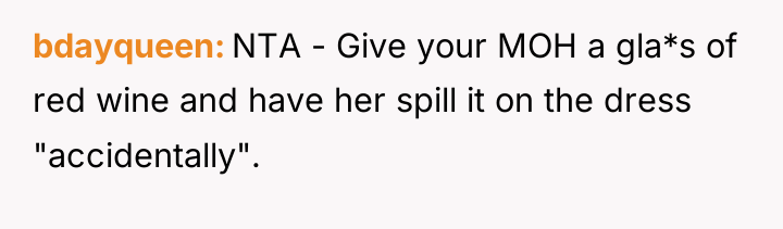 bdayqueen NTA - Give your MOH a gla*s of red...