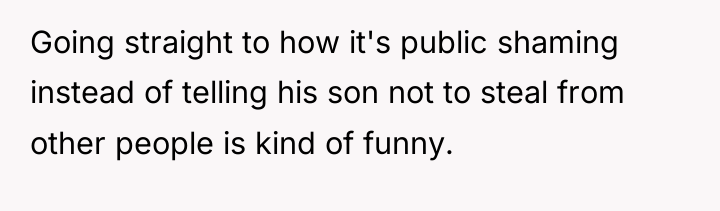 Going straight to how it's public shaming instead of telling...