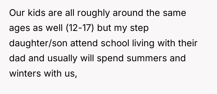 Our kids are all roughly around the same ages as...