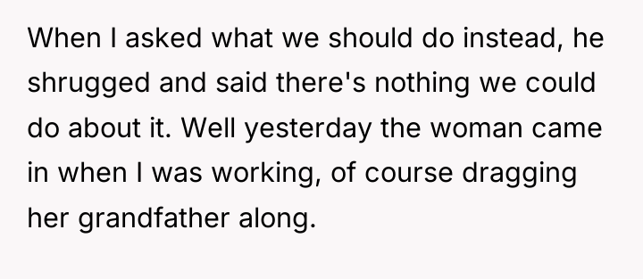 When I asked what we should do instead, he shrugged...