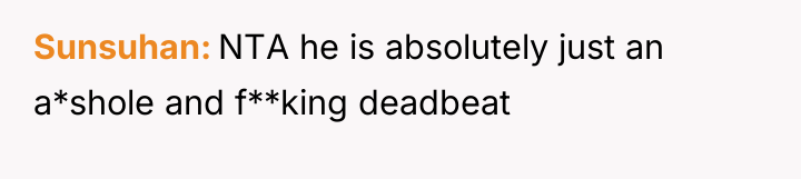 Sunsuhan NTA he is absolutely just an a*shole and f**king...