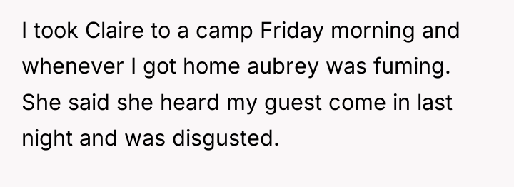 I took Claire to a camp Friday morning and whenever...