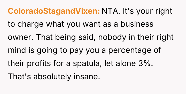 ColoradoStagandVixen NTA. It's your right to charge what you want...