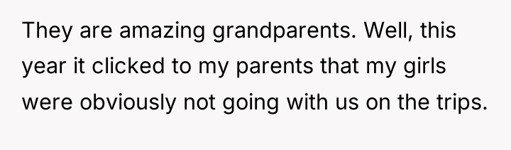 They are amazing grandparents. Well, this year it clicked to...