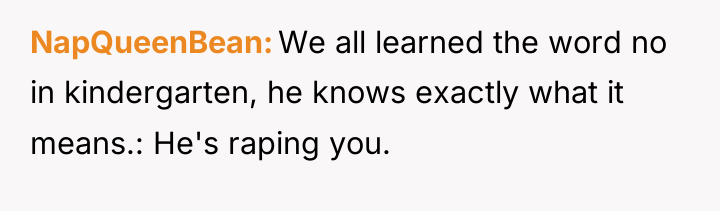 NapQueenBean We all learned the word no in kindergarten, he...