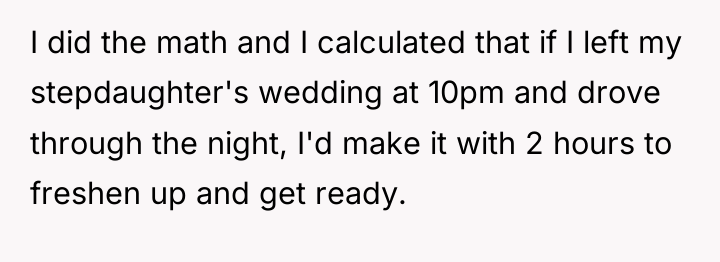 I did the math and I calculated that if I...