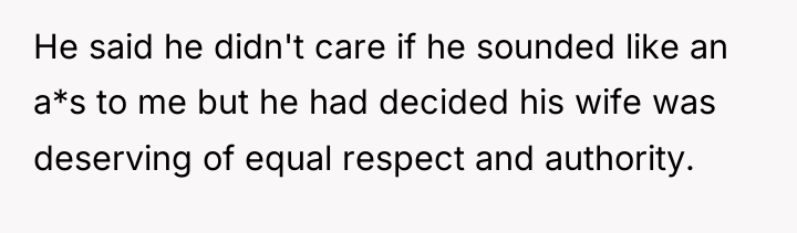 He said he didn't care if he sounded like an...