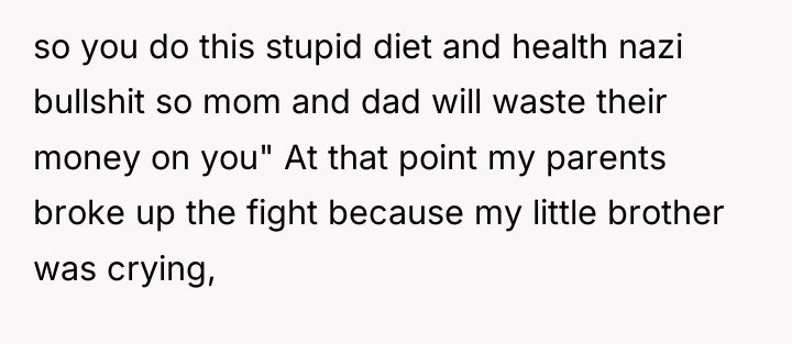 so you do this stupid diet and health nazi bullshit...