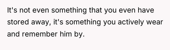 It's not even something that you even have stored away,...