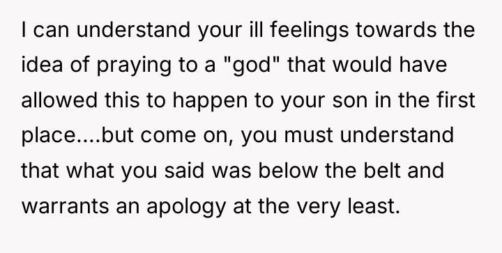I can understand your ill feelings towards the idea of...