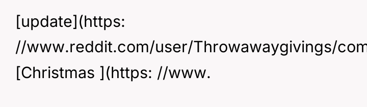 [update](https: //www.reddit.com/user/Throwawaygivings/comments/revywd/update_aita_for_ruining_thanksgiving/?utm_source=share&utm_medium=ios_app&utm_name=iossmf) [Christmas ](https: //www.