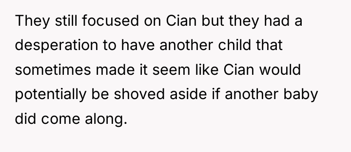 They still focused on Cian but they had a desperation...