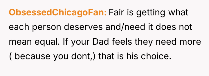 ObsessedChicagoFan Fair is getting what each person deserves and/need it...