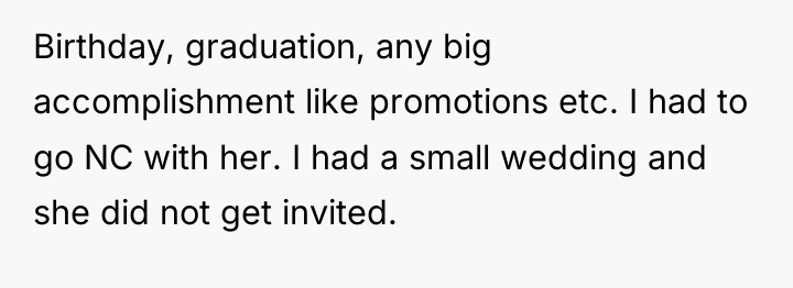 Birthday, graduation, any big accomplishment like promotions etc. I had...