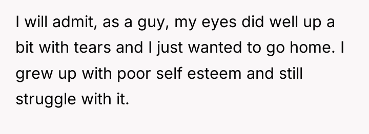 I will admit, as a guy, my eyes did well...