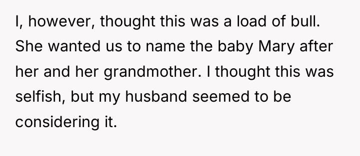 I, however, thought this was a load of bull. She...