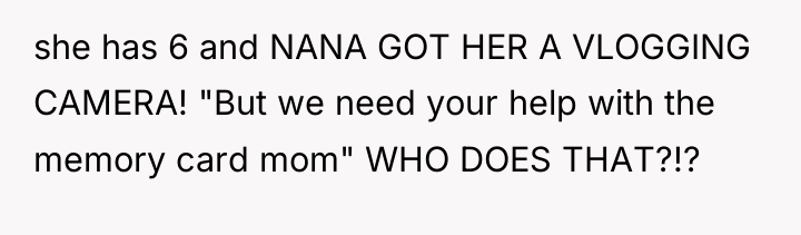 she has 6 and NANA GOT HER A VLOGGING CAMERA!...