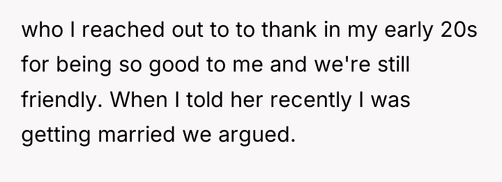 who I reached out to to thank in my early...