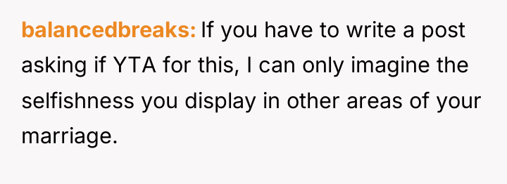 balancedbreaks If you have to write a post asking if...