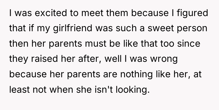 I was excited to meet them because I figured that...