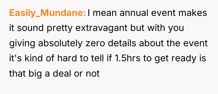Easily_Mundane I mean annual event makes it sound pretty extravagant...