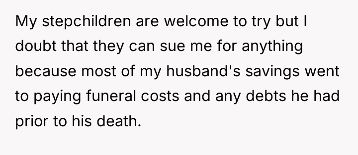My stepchildren are welcome to try but I doubt that...