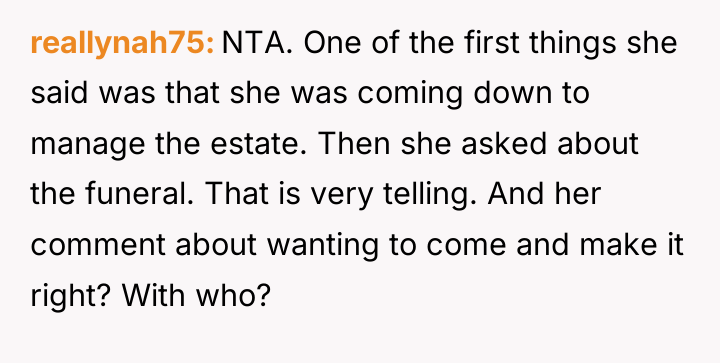 reallynah75 NTA. One of the first things she said was...