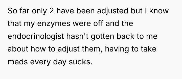 So far only 2 have been adjusted but I know...