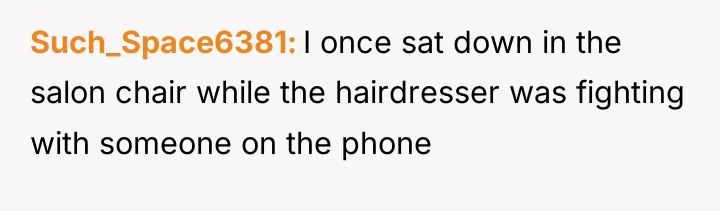 Such_Space6381 I once sat down in the salon chair while...