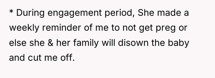 * During engagement period, She made a weekly reminder of...