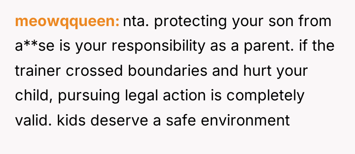 meowqqueen nta. protecting your son from a**se is your responsibility...