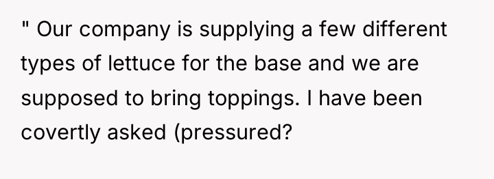 " Our company is supplying a few different types of...