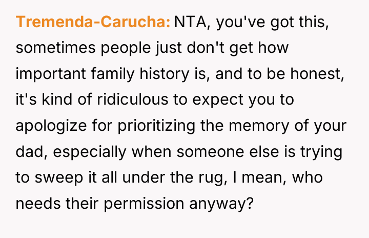 Tremenda-Carucha NTA, you've got this, sometimes people just don't get...