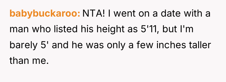 babybuckaroo NTA! I went on a date with a man...