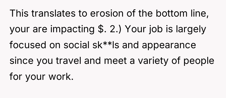 This translates to erosion of the bottom line, your are...