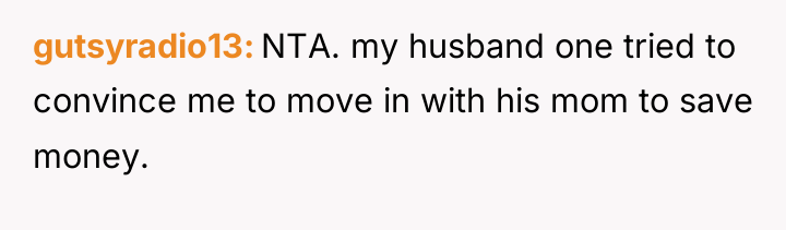 gutsyradio13 NTA. my husband one tried to convince me to...