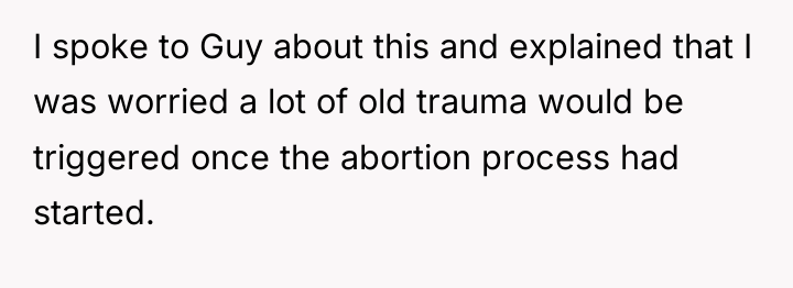 I spoke to Guy about this and explained that I...