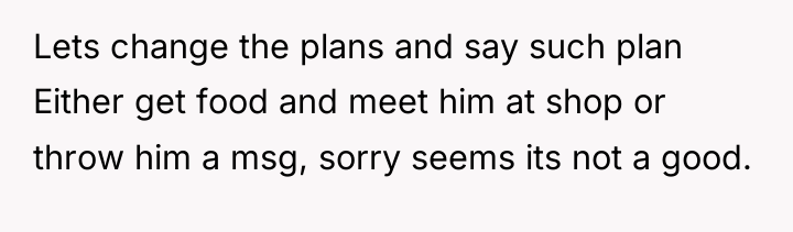 Lets change the plans and say such plan Either get...